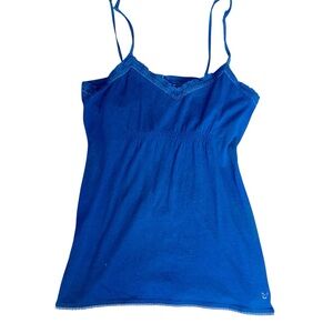 Y2K Vintage American Eagle Lace Trim Cami
